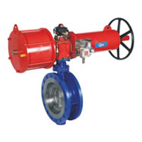 双活塞式气动蝶阀